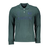 La Martina Classic Green Polo Shirt with Embroidery Detail -   -  La Martina.